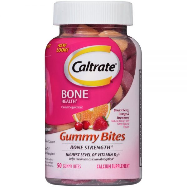 Caltrate & Vitamin D3 Supplement Gummy Bites Black Cherry 100.0ct